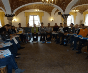 21 Teilnehmer/innen im Gasthaus Forster am See, Eching